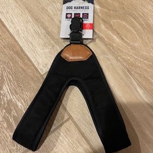 avalanche harness black suede padded